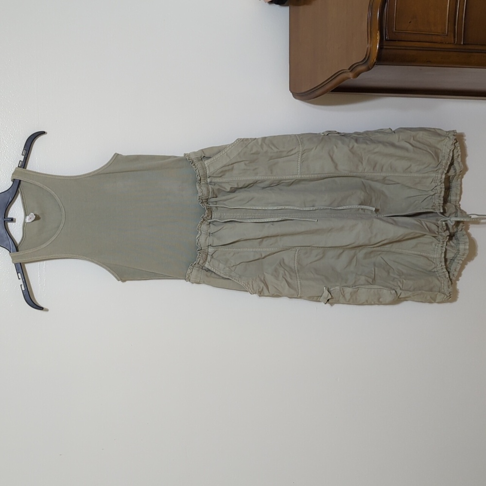 Anthropologie Daily Practice Be Bold Racerback Twofer Dress - Picture 2 of 9